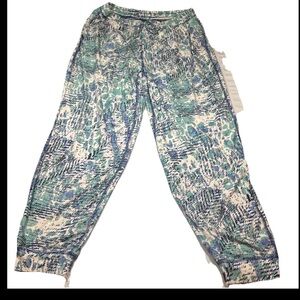 80s 90s Print Reel Legends Sweat Pants Joggers Comfort Size M Mens Costume Idea